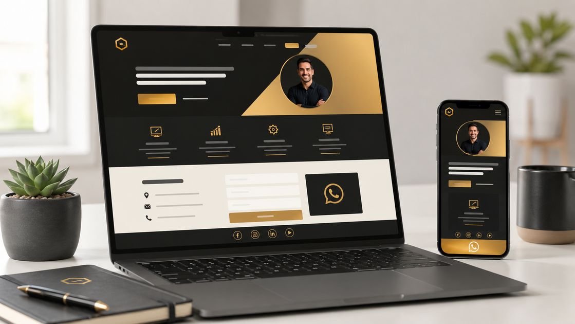 Custom Landing Page + Admin